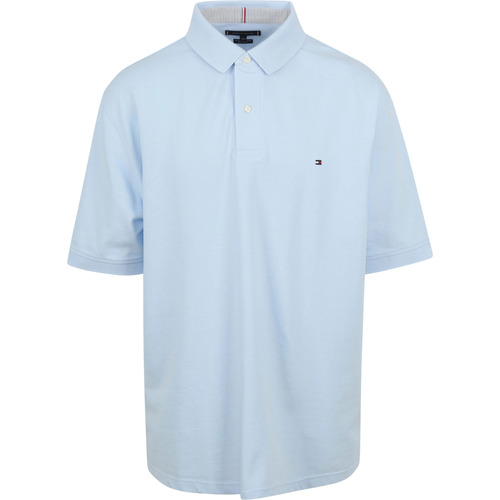 Textiel Heren T-shirts & Polo’s Tommy Hilfiger Big And Tall Poloshirt Lichtblauw Blauw