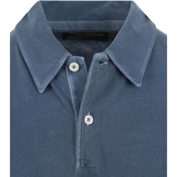 Marc O'Polo Poloshirt Terry Cloth Blauw Blauw