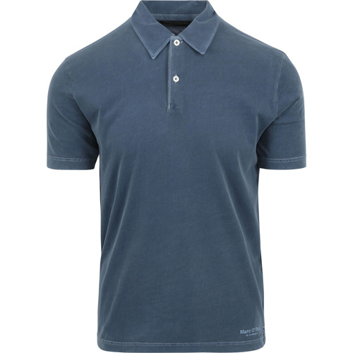 Textiel Heren T-shirts & Polo’s Marc O'Polo Poloshirt Terry Cloth Blauw Blauw