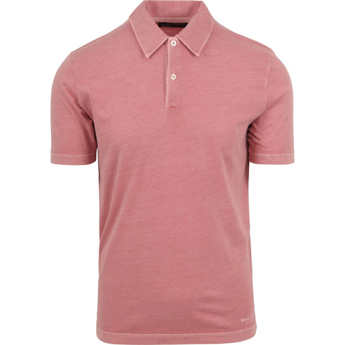 Textiel Heren T-shirts & Polo’s Marc O'Polo Poloshirt Terry Cloth Roze Roze