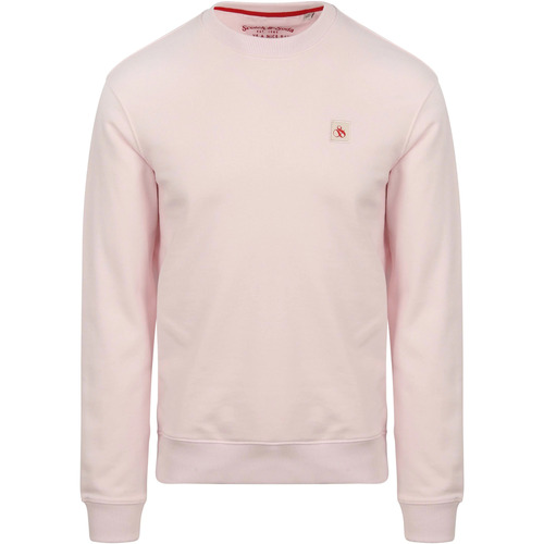 Textiel Heren Sweaters / Sweatshirts Scotch & Soda Essential Sweater Lichtroze Roze