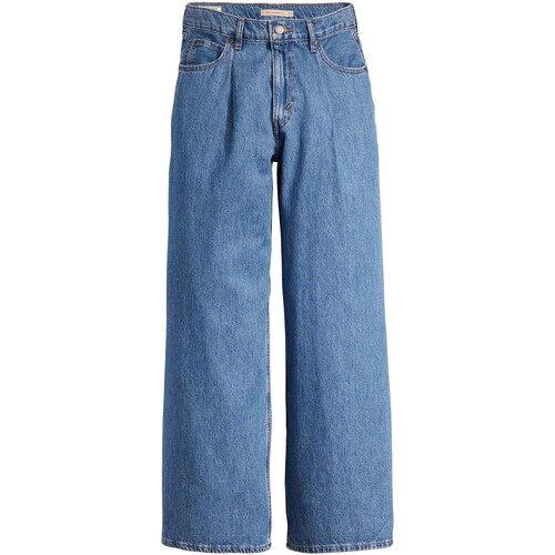 Textiel Dames Jeans Levi's Baggy Dad Wide Leg Cause And Effect Blauw