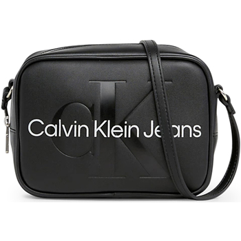 Tassen Dames Handtassen kort hengsel Calvin Klein Jeans Sculpted Camera Bag18 Mono Zwart