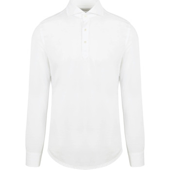 Profuomo T-shirt Camiche Poloshirt Wit