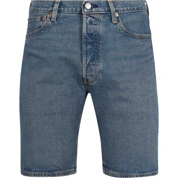 Textiel Heren Broeken / Pantalons Levi's Levi’s 501 Denim Short Mid Blauw Blauw