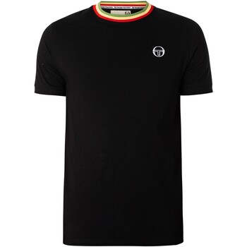 Textiel Heren T-shirts korte mouwen Sergio Tacchini Rainer-T-shirt Zwart