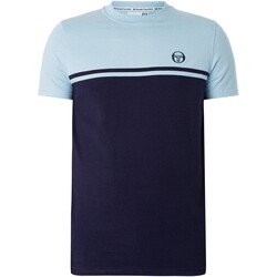Textiel Heren T-shirts korte mouwen Sergio Tacchini Silvio-T-shirt Blauw