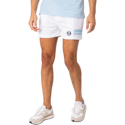 Textiel Heren Korte broeken / Bermuda's Sergio Tacchini Supermac tennisshorts Wit
