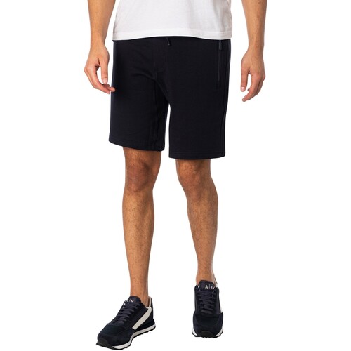 Textiel Heren Korte broeken / Bermuda's EAX Bermuda Sweat Shorts Blauw