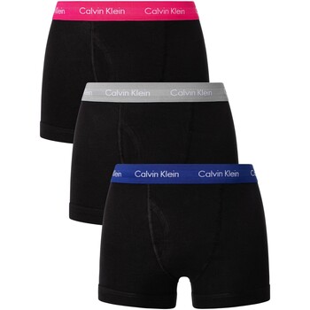 Ondergoed Heren BH's Calvin Klein Jeans Set van 3 klassieke trunks Zwart