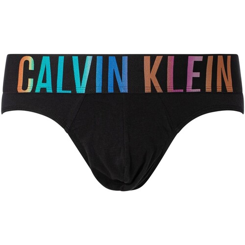 Ondergoed Heren Slips Calvin Klein Jeans Intense Power slip met lage taille Zwart