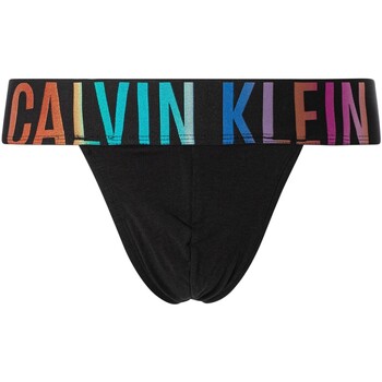 Ondergoed Heren Slips Calvin Klein Jeans Intense krachtstring Zwart