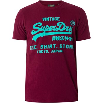 Superdry T-shirt Korte Mouw Neon-vintage logo-T-shirt