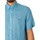 Textiel Heren Overhemden korte mouwen Tommy Hilfiger Pigment Syed linnen overhemd met korte mouwen Blauw