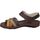 Schoenen Dames Sandalen / Open schoenen Walk & Fly 3861-43170 Bruin