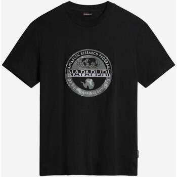 Textiel Heren T-shirts & Polo’s Napapijri Bollo t-shirt Zwart