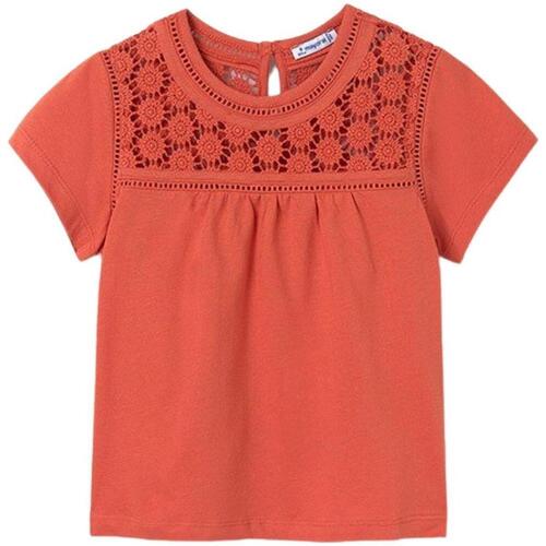 Textiel Meisjes T-shirts & Polo’s Mayoral  Oranje
