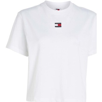 Tommy Jeans Tjw Bxy Badge Tee Ex Wit