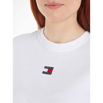 Tommy Jeans Tjw Bxy Badge Tee Ex Wit