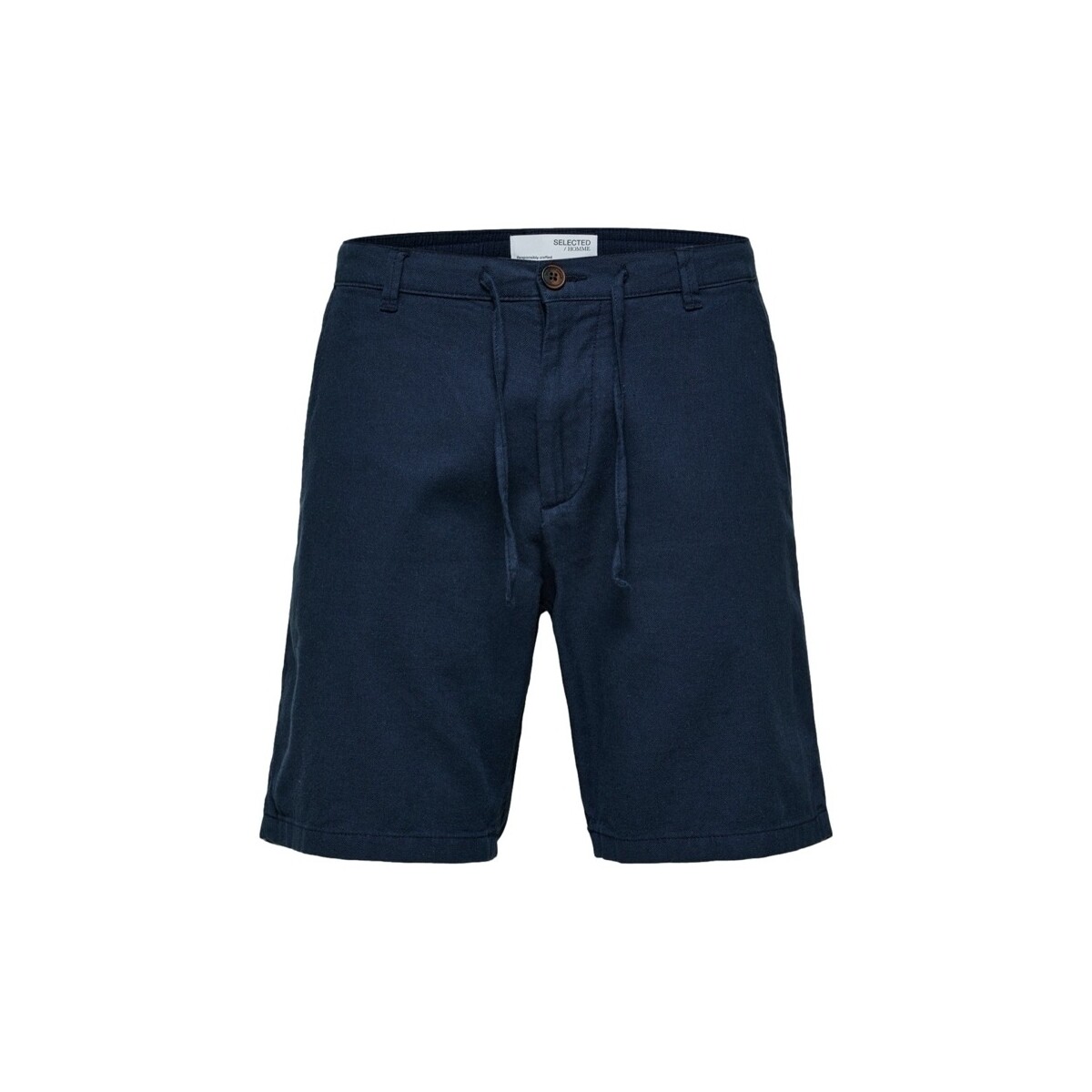 Textiel Heren Korte broeken / Bermuda's Selected Noos Comfort-Brody - Dark Sapphire Blauw