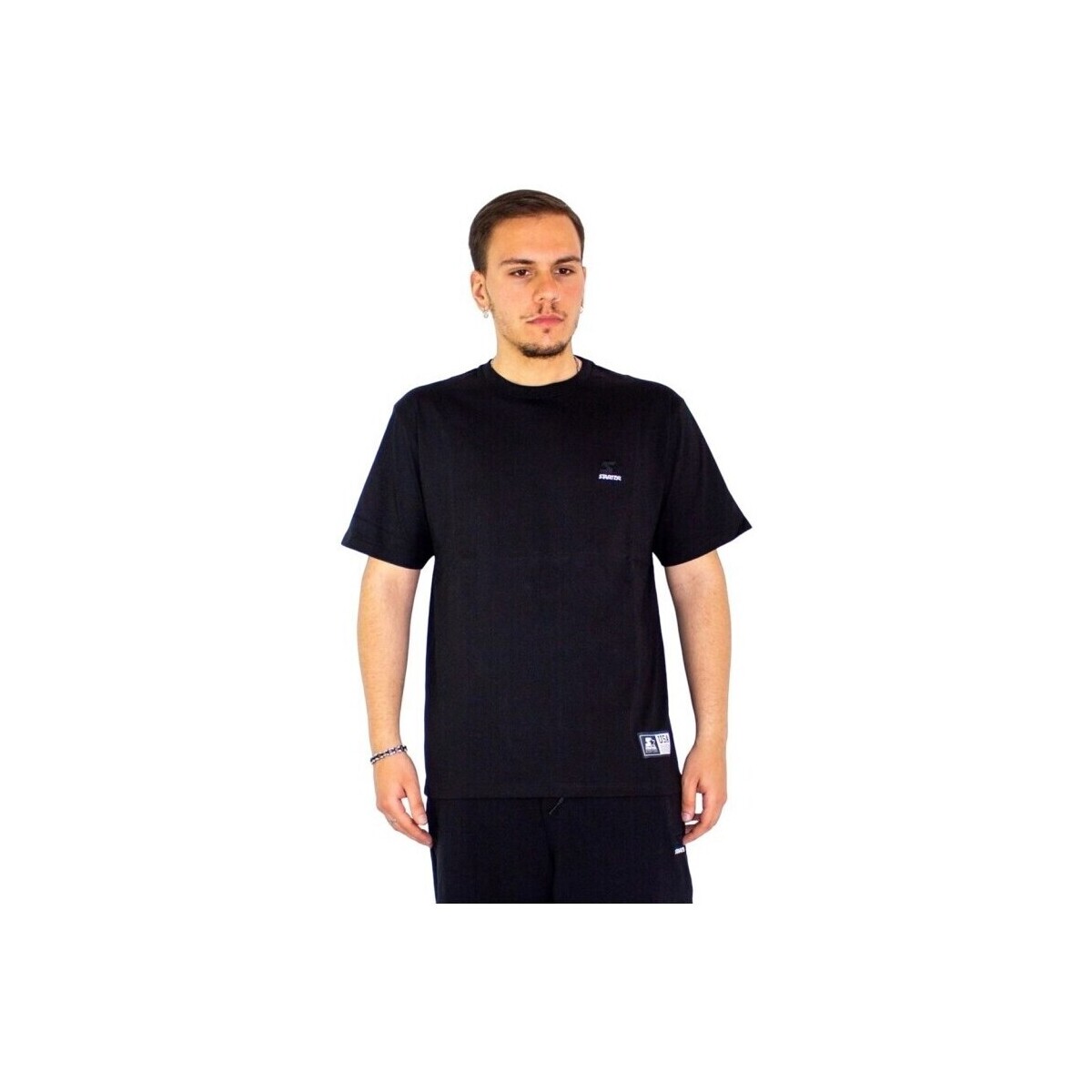 Textiel Heren T-shirts korte mouwen Starter Black Label  Zwart