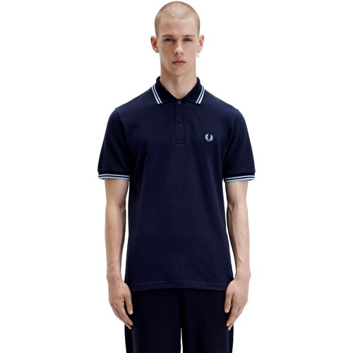 Textiel Heren Polo's korte mouwen Fred Perry POLO HOMBRE   M12 Blauw
