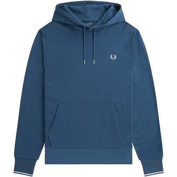 Fred Perry Fp Tipped Hooded Sweatshirt Blauw