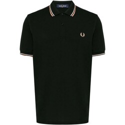 Textiel Heren Polo's korte mouwen Fred Perry Fp Twin Tipped Fred Perry Shirt Grijs