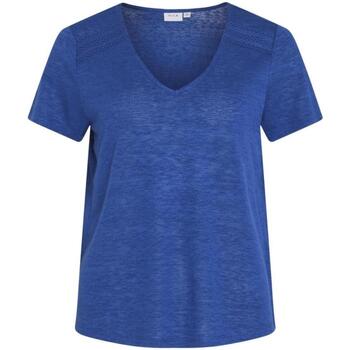 Textiel T-shirts & Polo’s Vila  Blauw