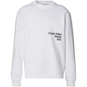 Ck Jeans Sweater Diffused Logo Crew N