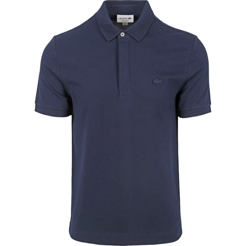 Textiel Heren T-shirts & Polo’s Lacoste Poloshirt Paris Pique Navy Blauw