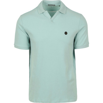 No Excess T-shirt Poloshirt Riva Solid Turquoise