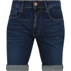 Textiel Heren Broeken / Pantalons No Excess Denim Short Donkerblauw Blauw