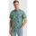 Textiel Heren Overhemden lange mouwen Vanguard Short Sleeve Overhemd Print Groen Groen