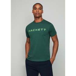 Textiel Heren T-shirts & Polo’s Hackett Essential tee Groen