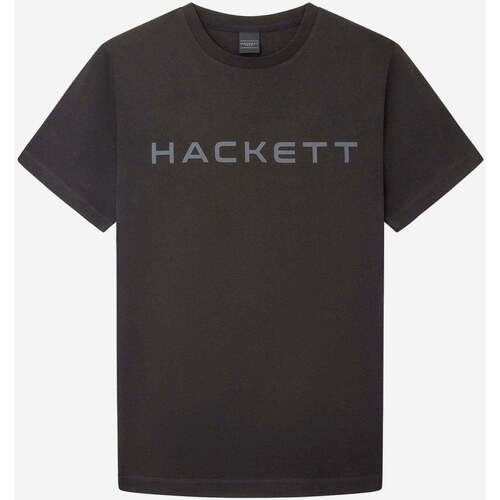 Textiel Heren T-shirts & Polo’s Hackett Essential tee Grijs