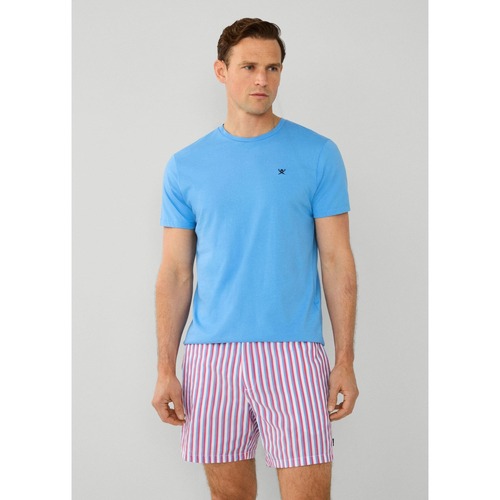 Textiel Heren T-shirts & Polo’s Hackett Swim trim logo tee Other