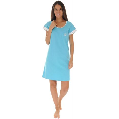 Textiel Dames Pyjama's / nachthemden Christian Cane ELINIA Blauw
