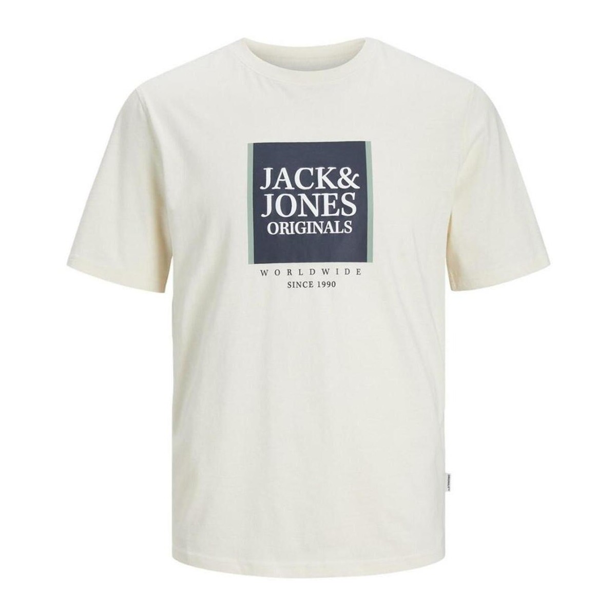 Textiel Heren T-shirts korte mouwen Jack & Jones  Geel