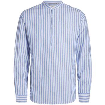 Textiel Heren Overhemden lange mouwen Jack & Jones  Blauw