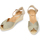 Schoenen Dames Sandalen / Open schoenen MTNG GLANZENDE SANDALEN 52705 Beige