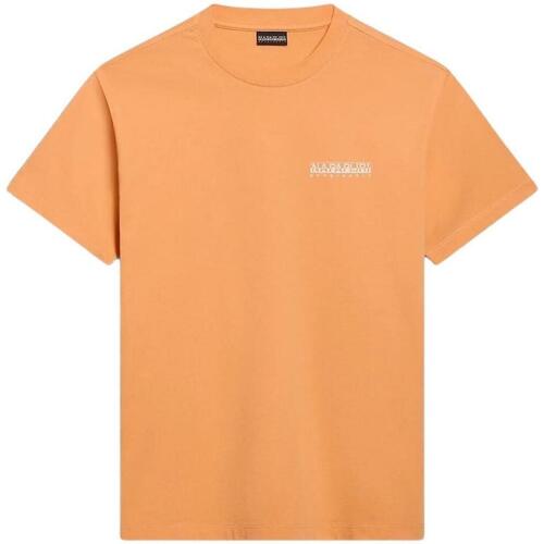 Textiel Dames T-shirts & Polo’s Napapijri  Oranje