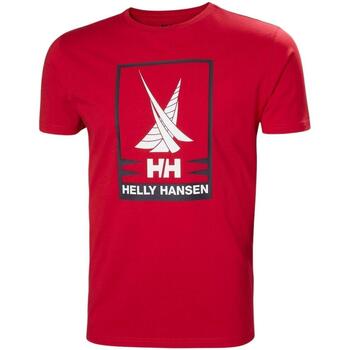 Textiel Heren T-shirts korte mouwen Helly Hansen  Rood