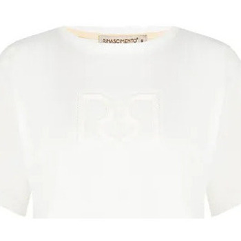 Textiel Dames T-shirts & Polo’s Rinascimento CFC0117500003 Crème Wit