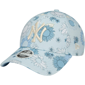 New-Era 9FORTY New York Yankees Floral All Over Print Cap Blauw