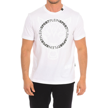 Textiel Heren T-shirts korte mouwen Philipp Plein Sport TIPS402-01 Wit
