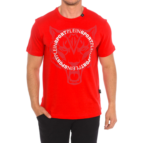 Textiel Heren T-shirts korte mouwen Philipp Plein Sport TIPS402-52 Rood