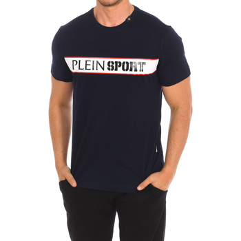 Textiel Heren T-shirts korte mouwen Philipp Plein Sport TIPS405-85 Marine