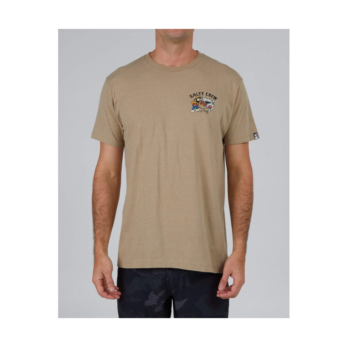Textiel Heren T-shirts & Polo’s Salty Crew Fish fight standard s/s tee Beige