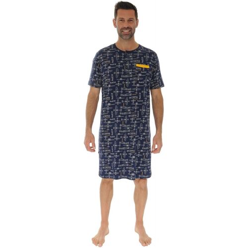 Textiel Heren Pyjama's / nachthemden Christian Cane HERODIAN Blauw